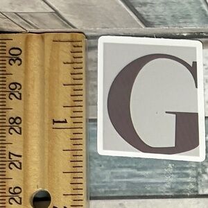 🌀10/$10🌀 Alphabet Reusable Waterproof Vinyl Sticker Decal